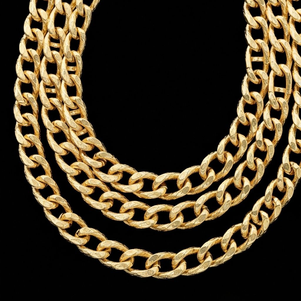 Chunky Gold Link Chain Necklace