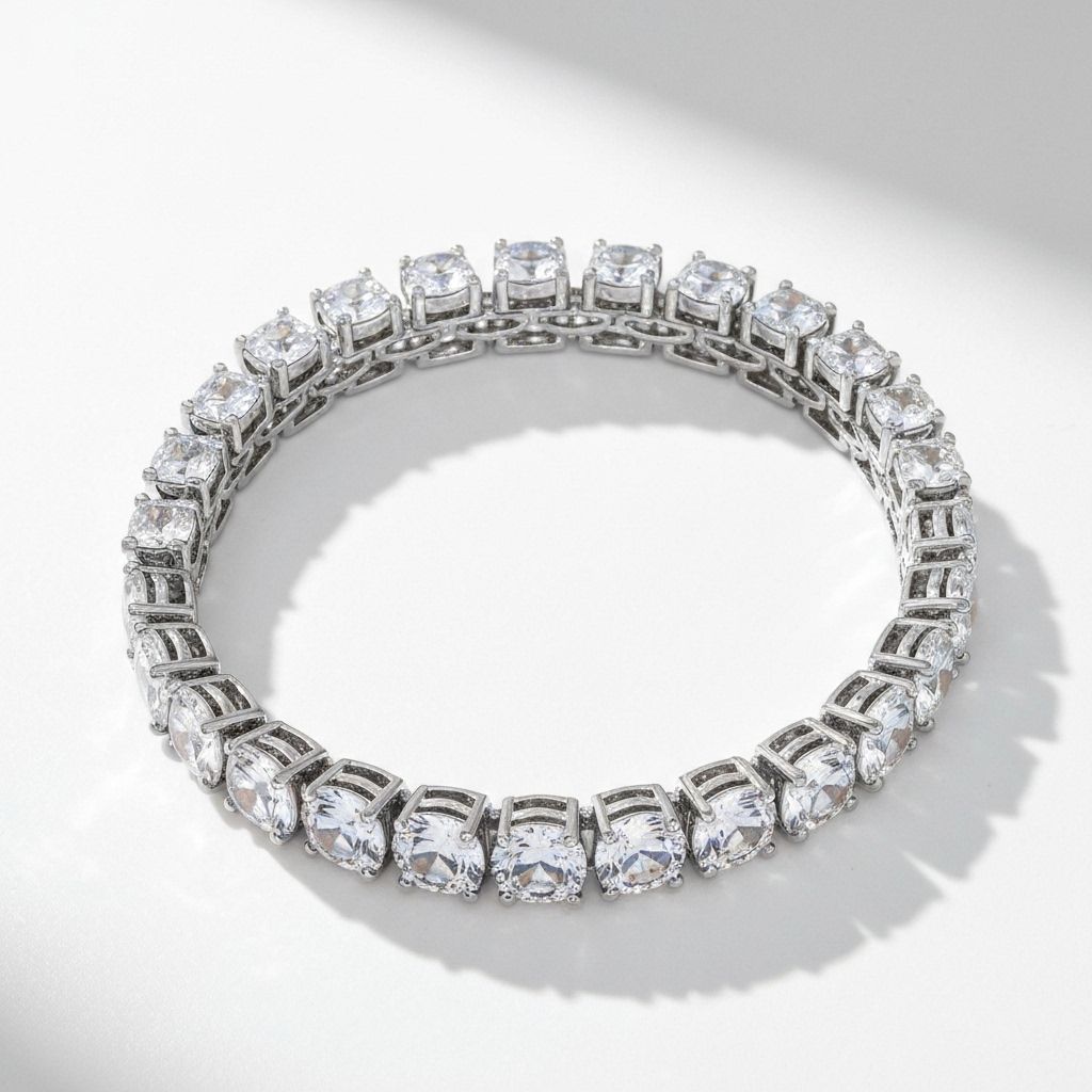 Cubic Zirconia Tennis Bracelet