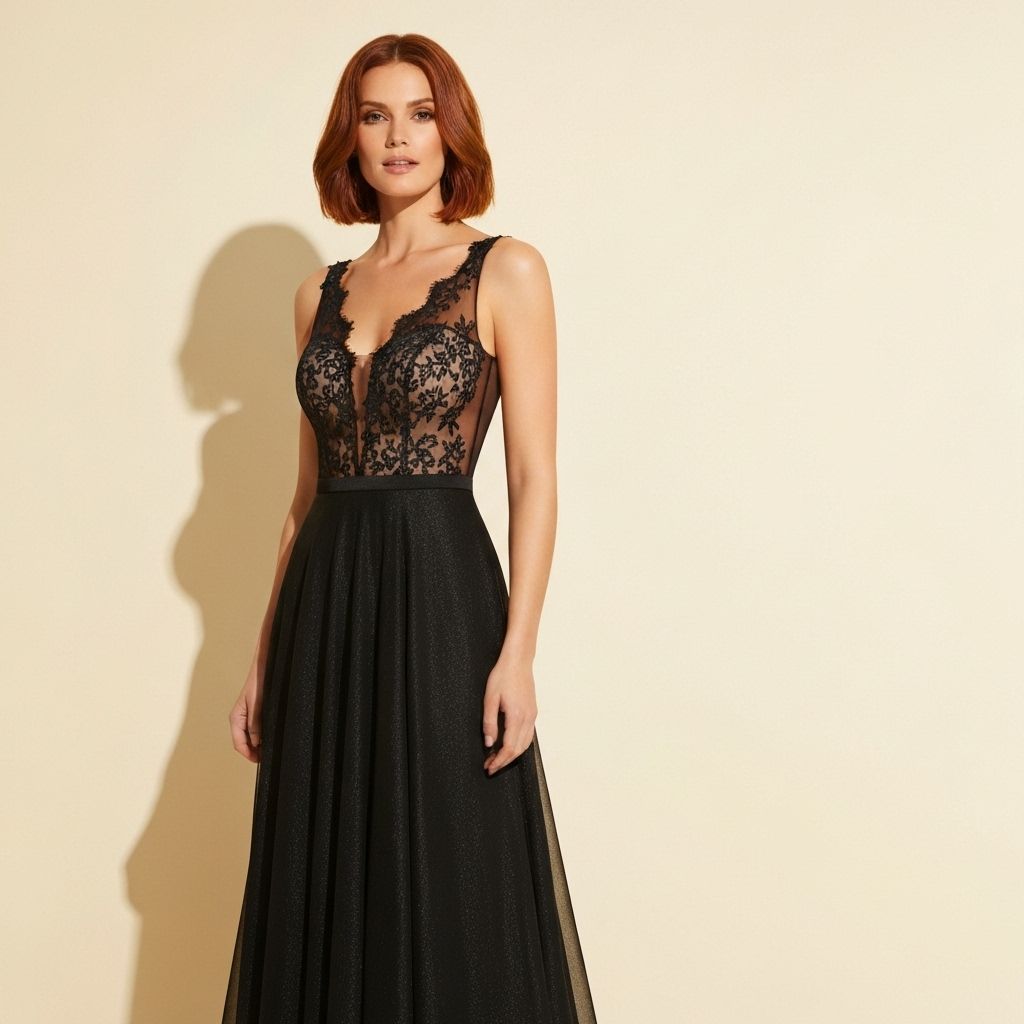 Midnight Elegance Evening Gown