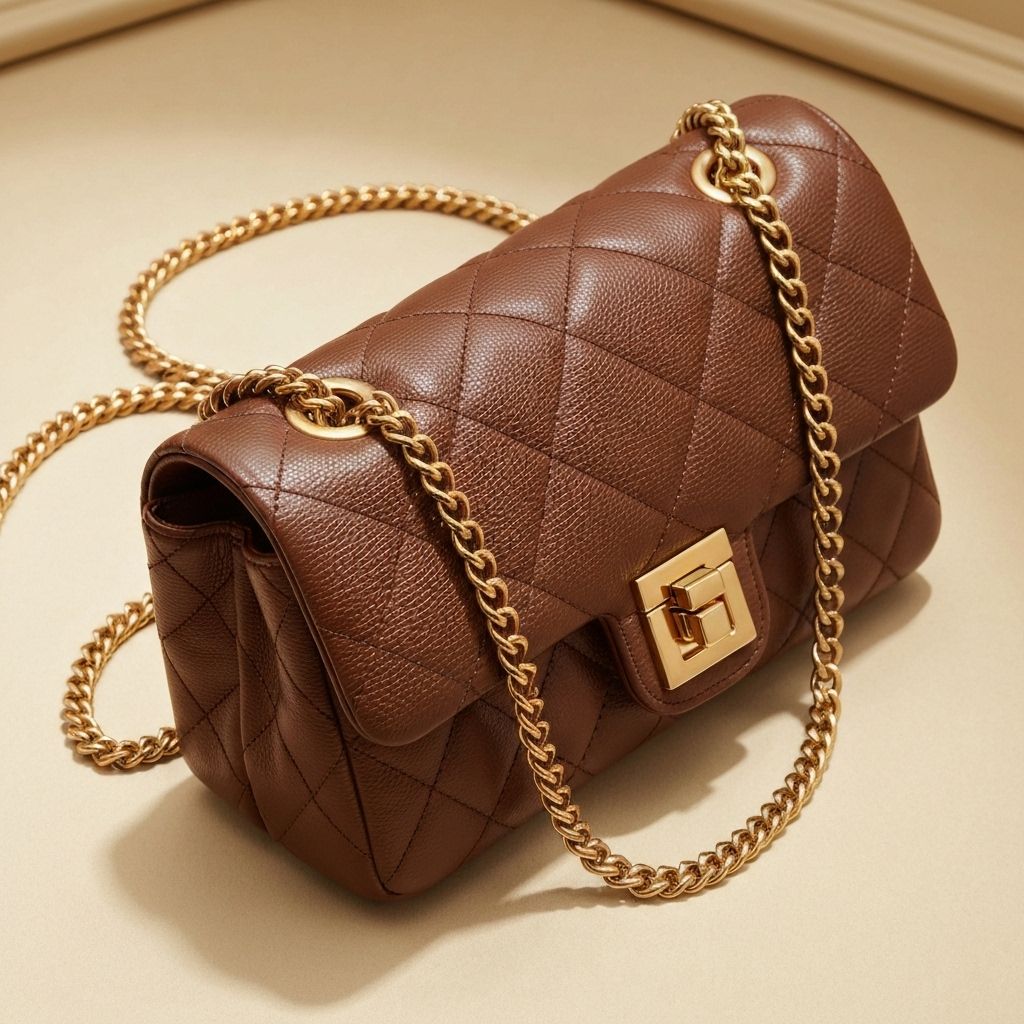 Quilted Chain Crossbody Bag